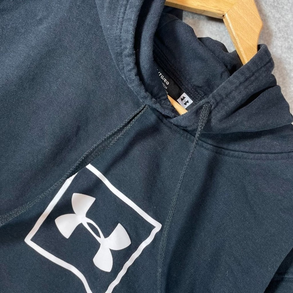 Under Armour Logo Graphic‎ Pullover Hoodie Black Size XL
